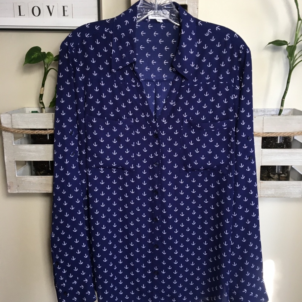 Express | Blue Anchor Portifino Blouse